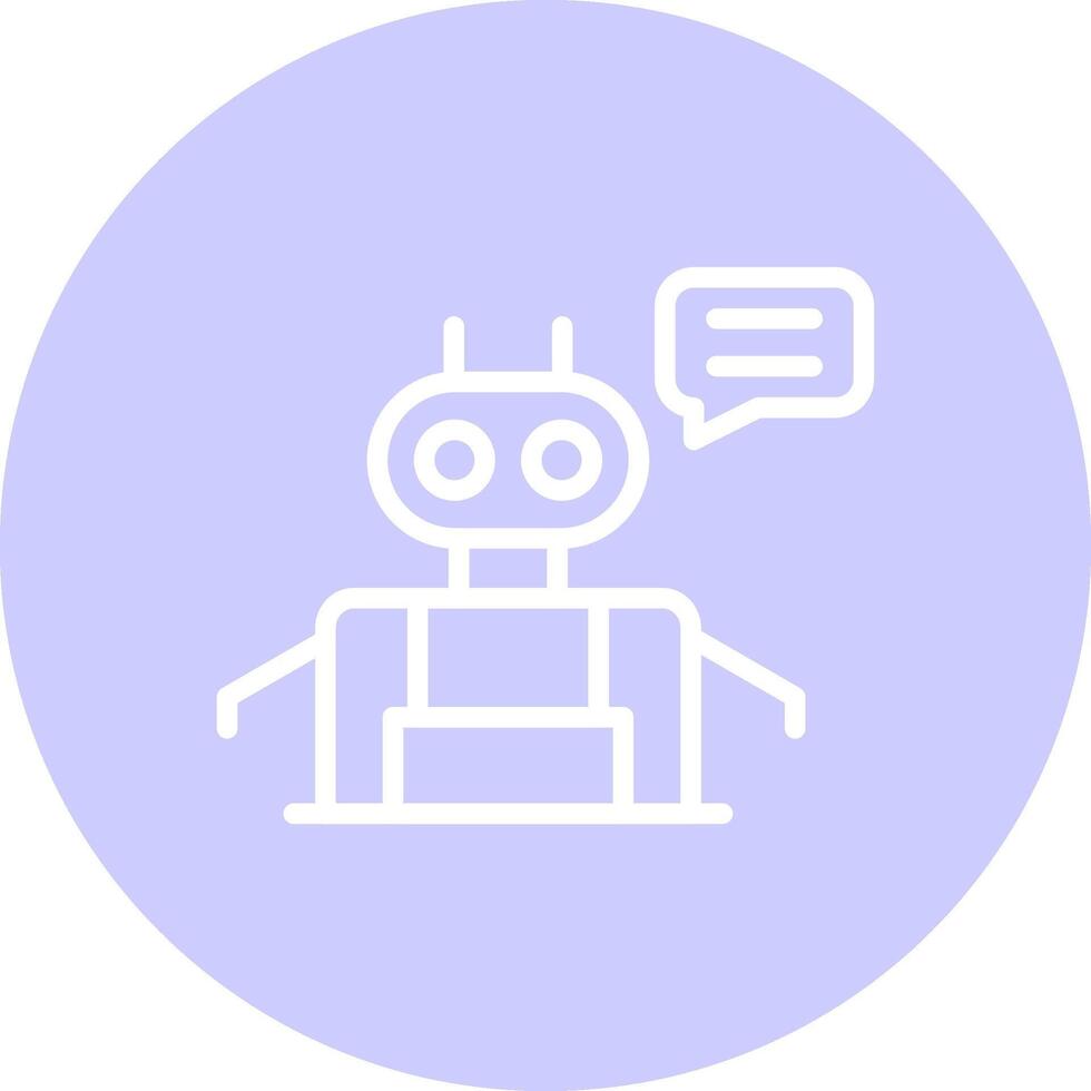 Chatbot Creative Icon Design vector