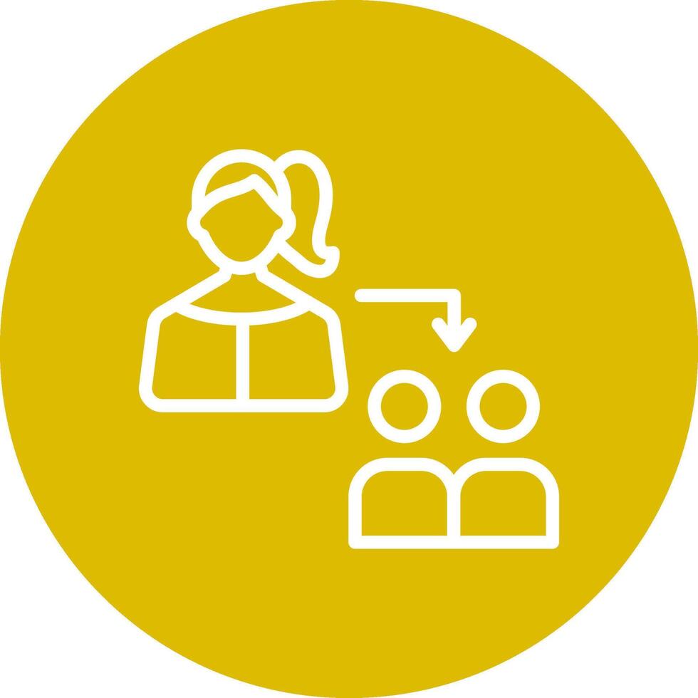 Coaching Creative Icon Design vector