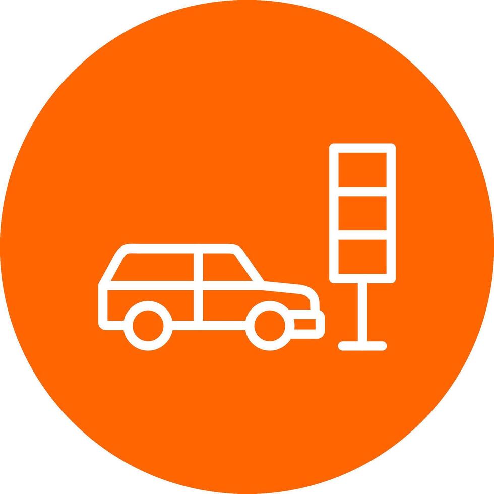 Taxi Signal Creative Icon Design vector