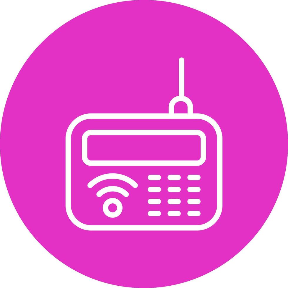 Intercom Creative Icon Design vector