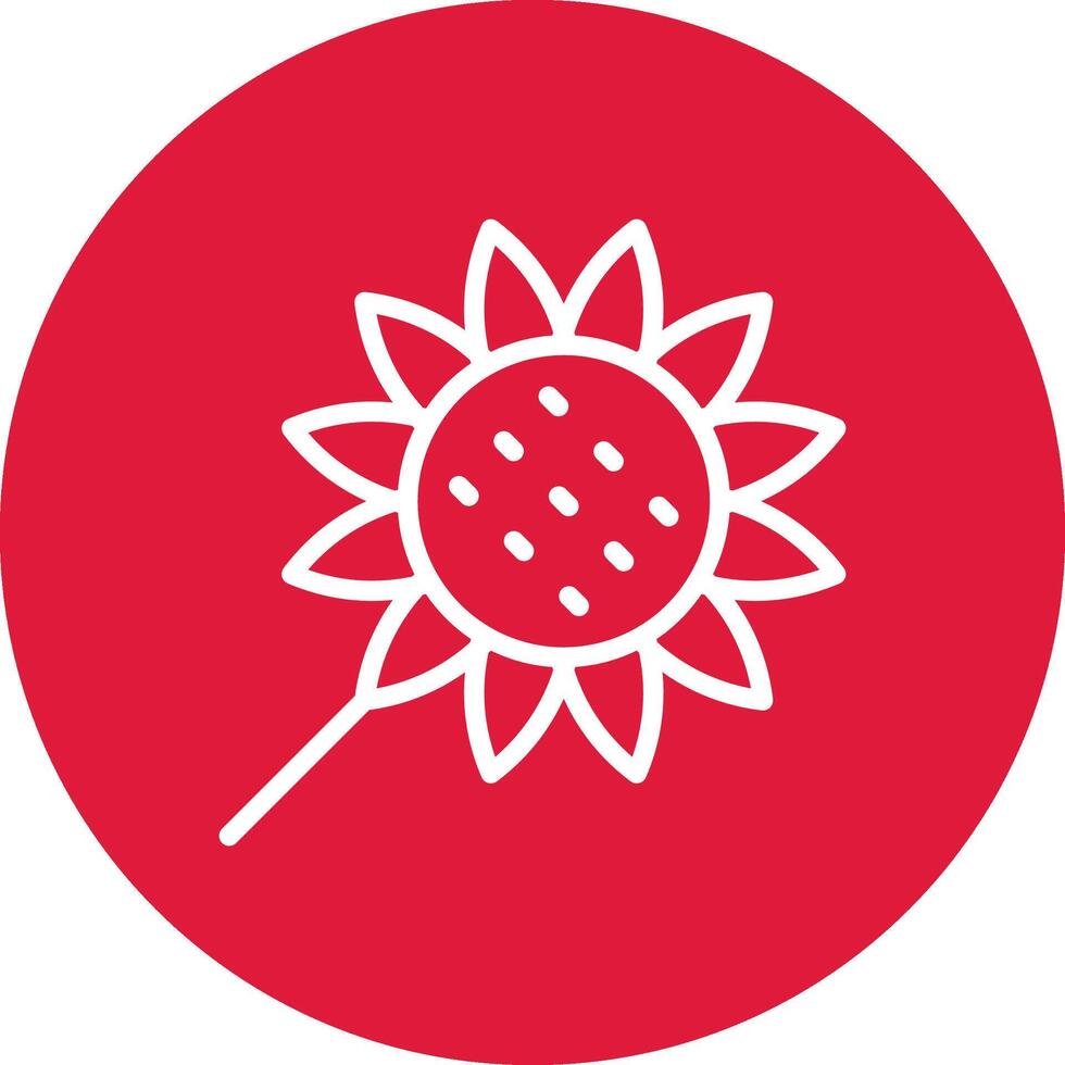 Sunflower Creative Icon Design vector