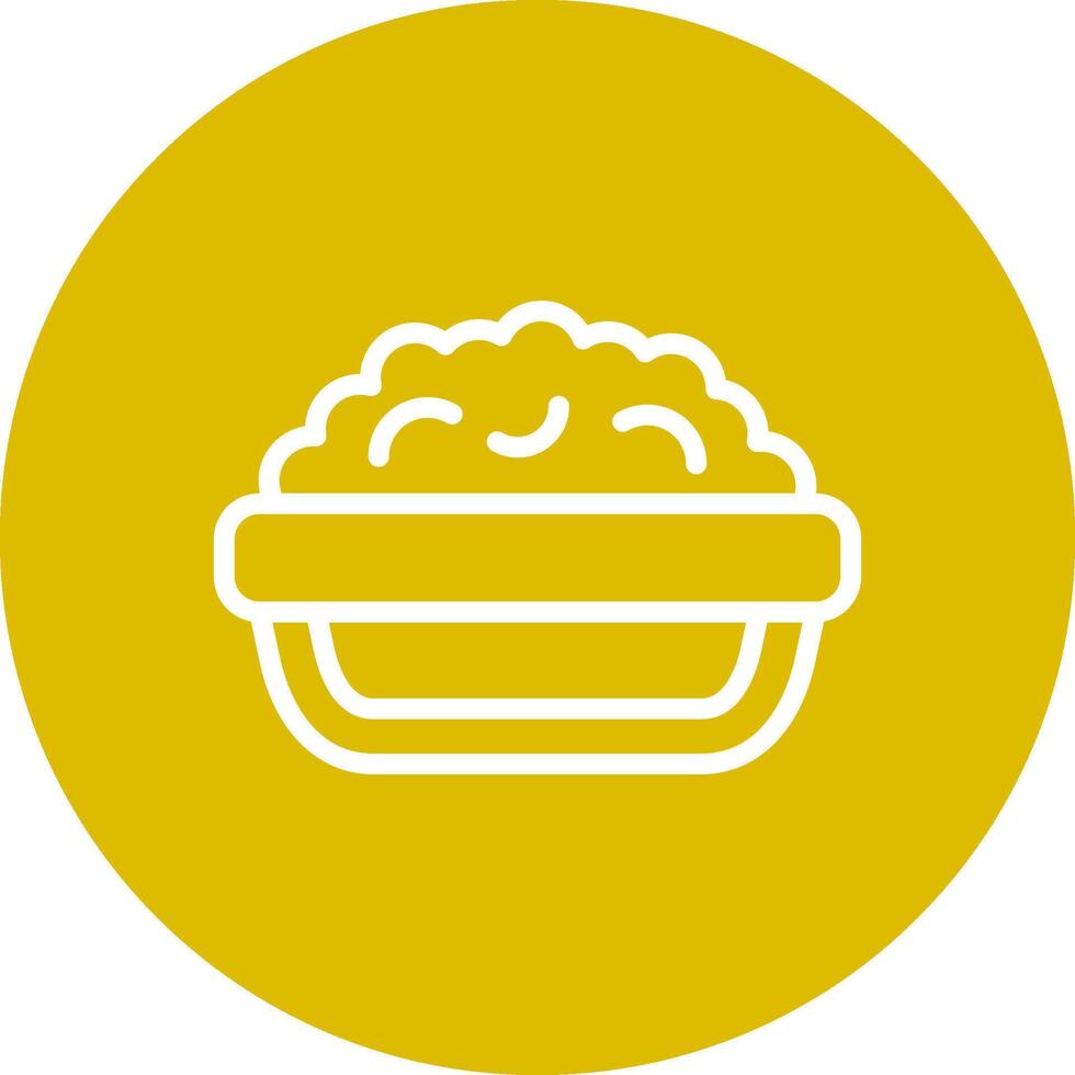 Mac N Cheese Creative Icon Design vector
