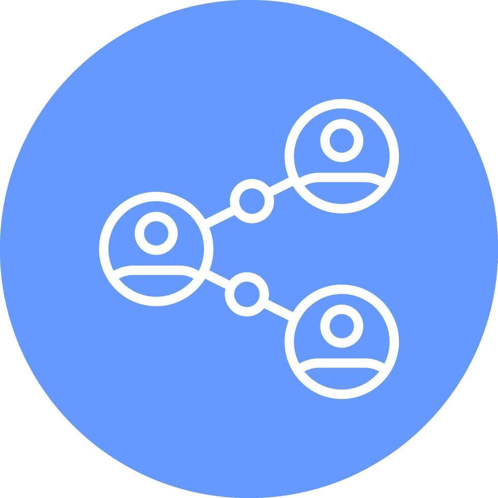 Connected People Creative Icon Design vector