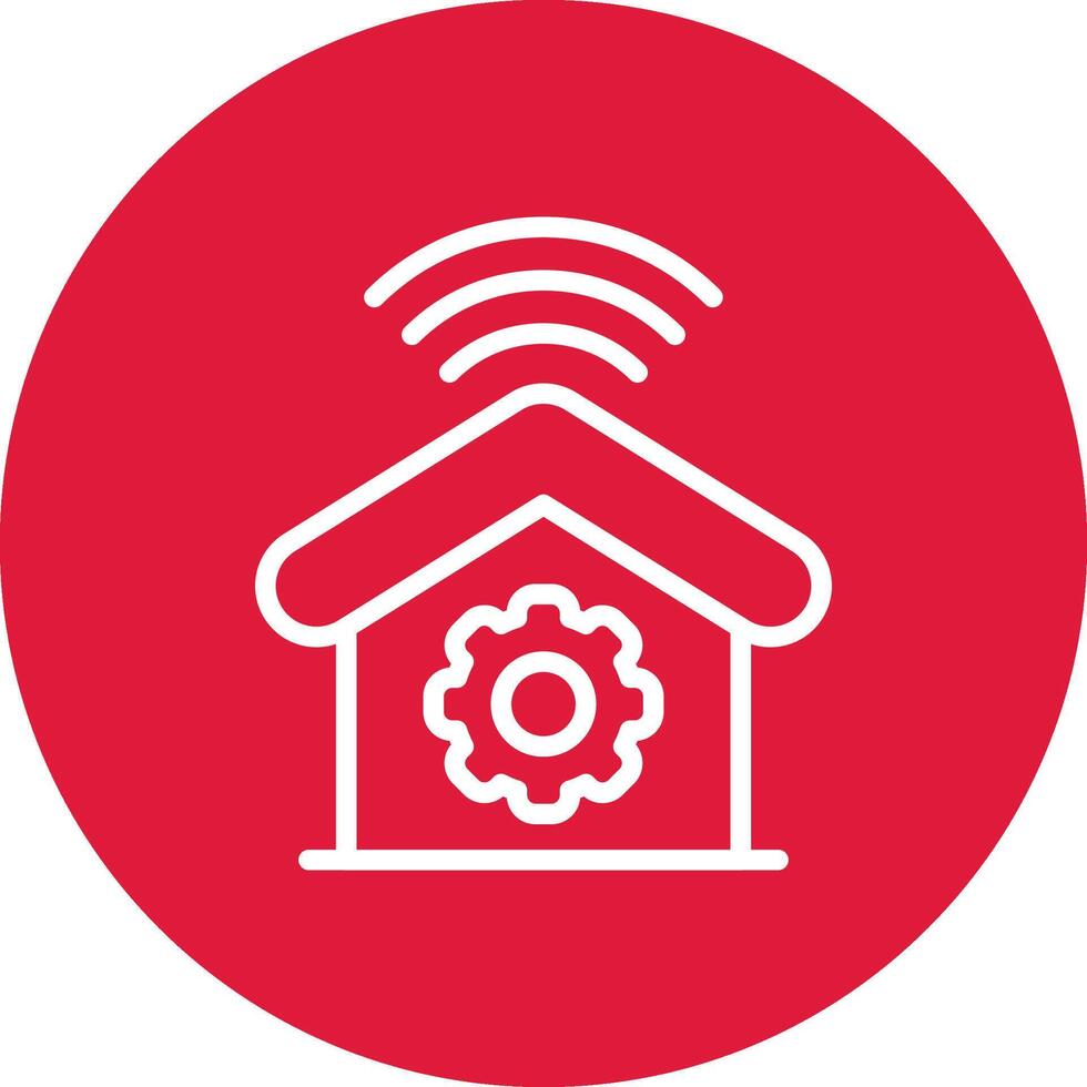 Home Automation Creative Icon Design vector