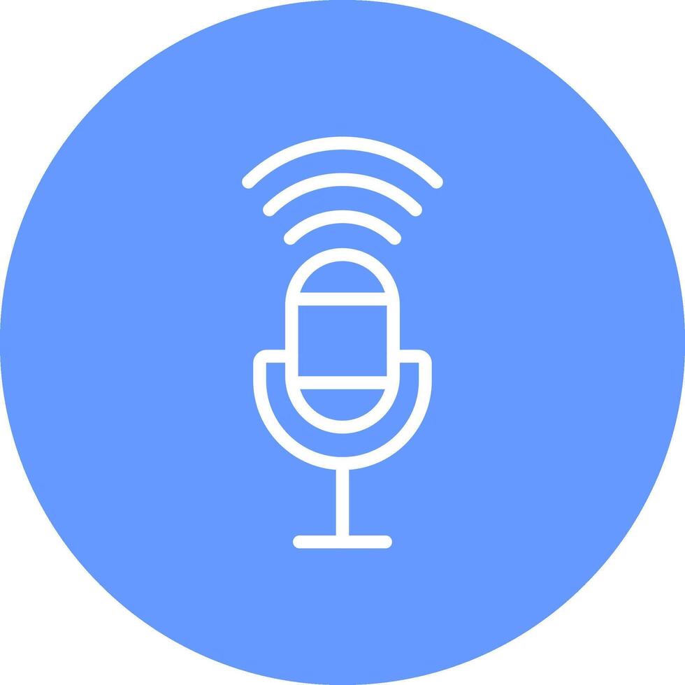 Voice Control Creative Icon Design vector