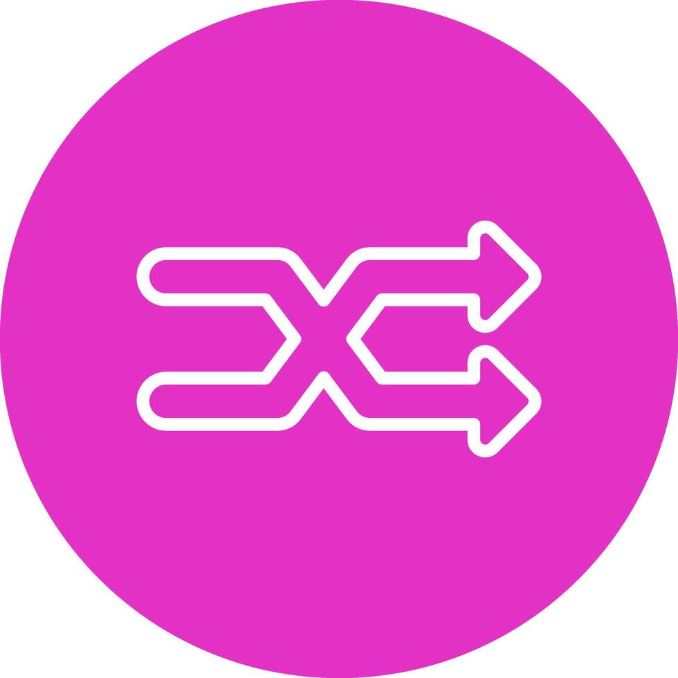 Line Circle Multicolor Design vector