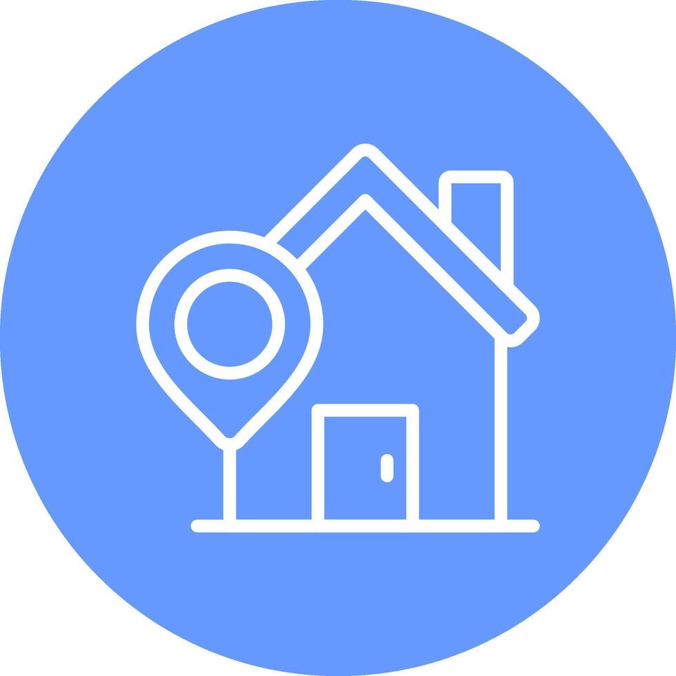 Home Location Creative Icon Design vector