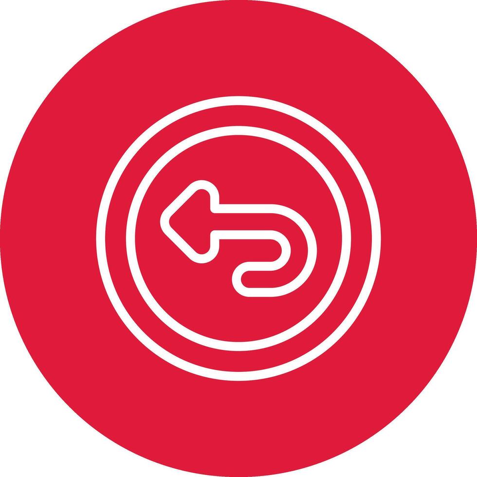 Undo Creative Icon Design vector
