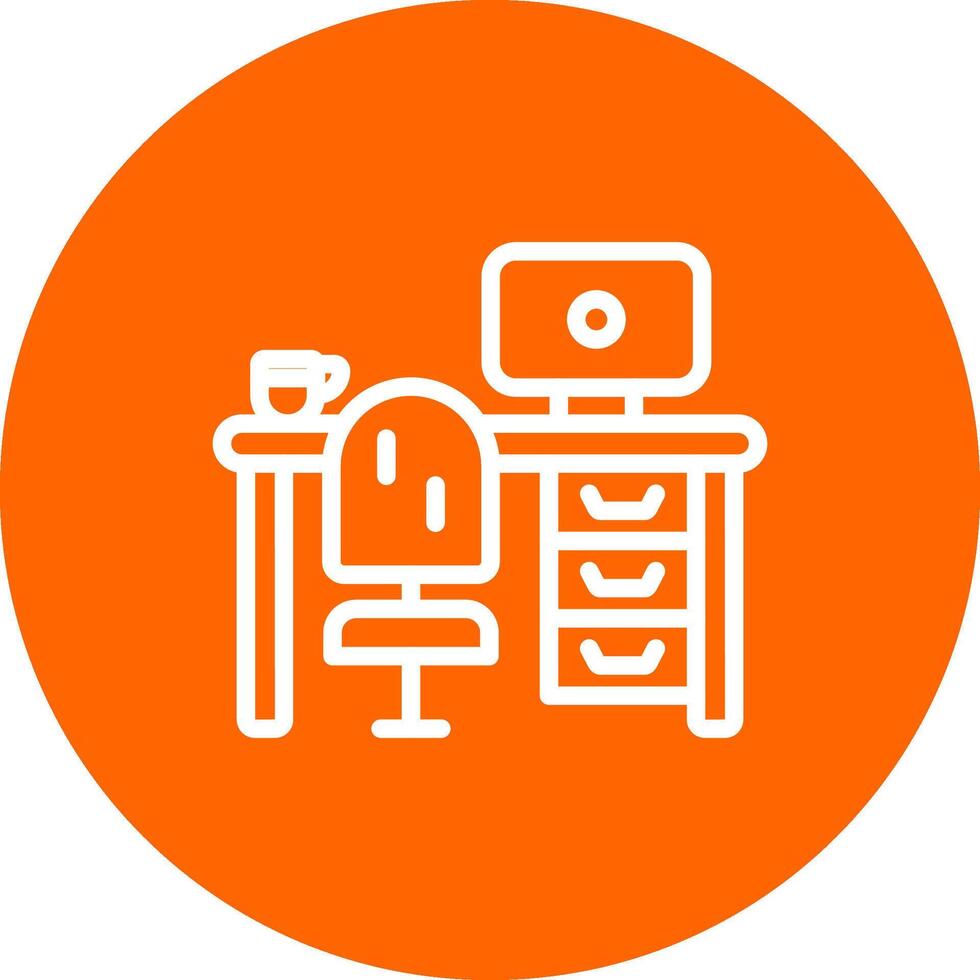 Workstation Creative Icon Design vector