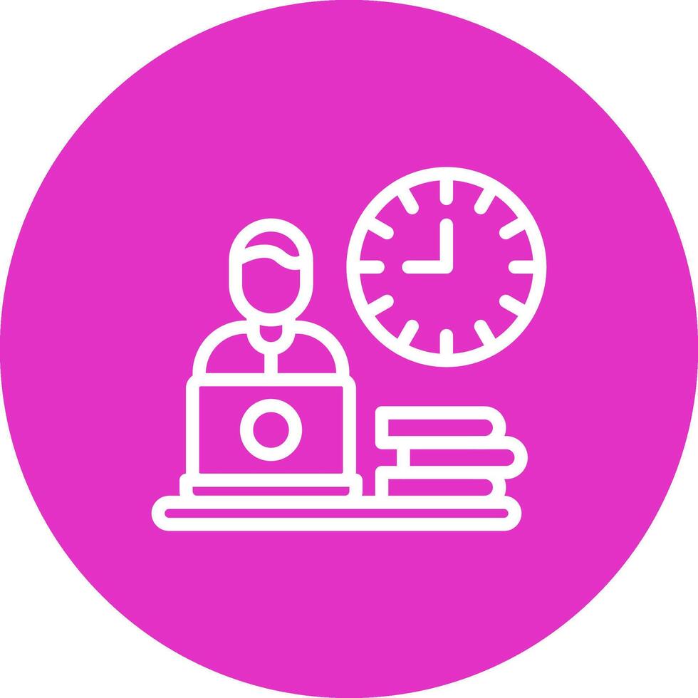 Work Habits Creative Icon Design vector