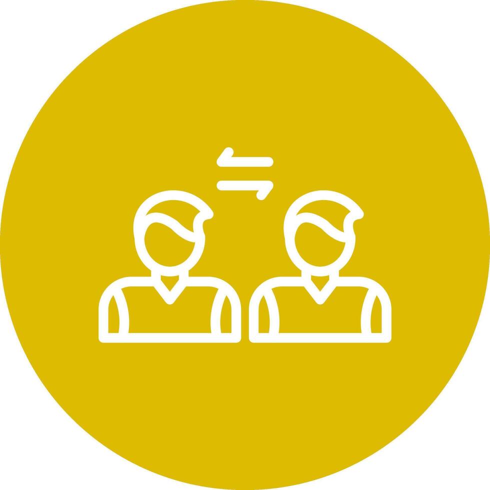Social Distancing Creative Icon Design vector