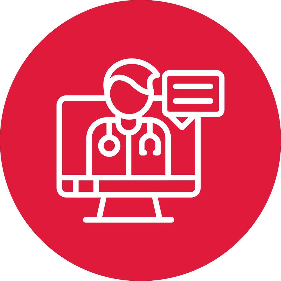 Telemedicine Creative Icon Design vector