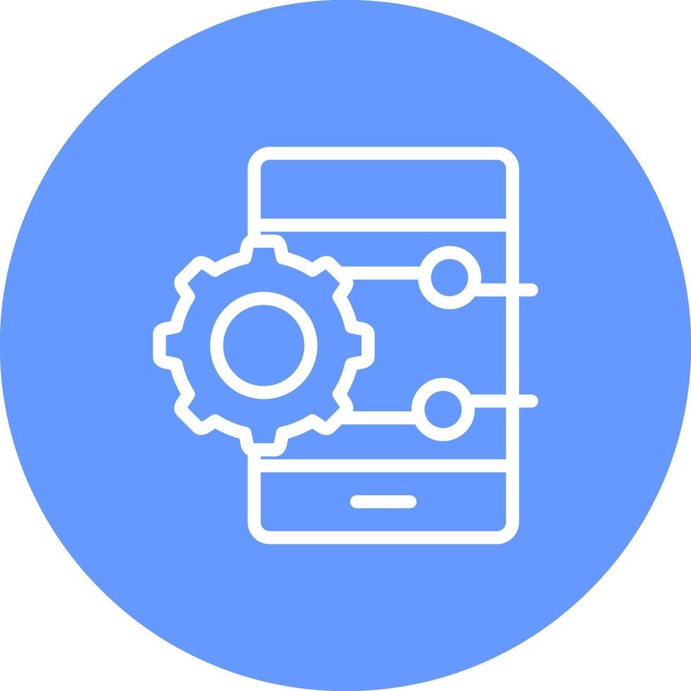 Project Management App Creative Icon Design vector