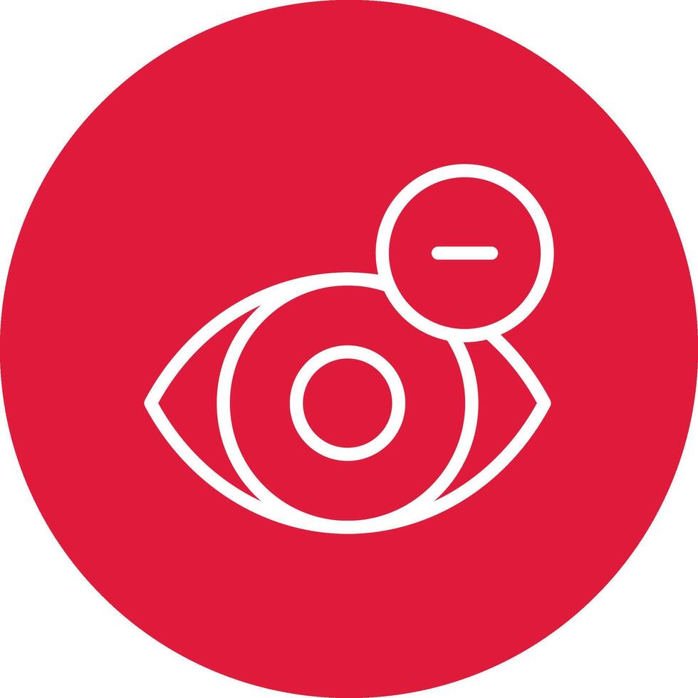 Shortsighted Creative Icon Design vector