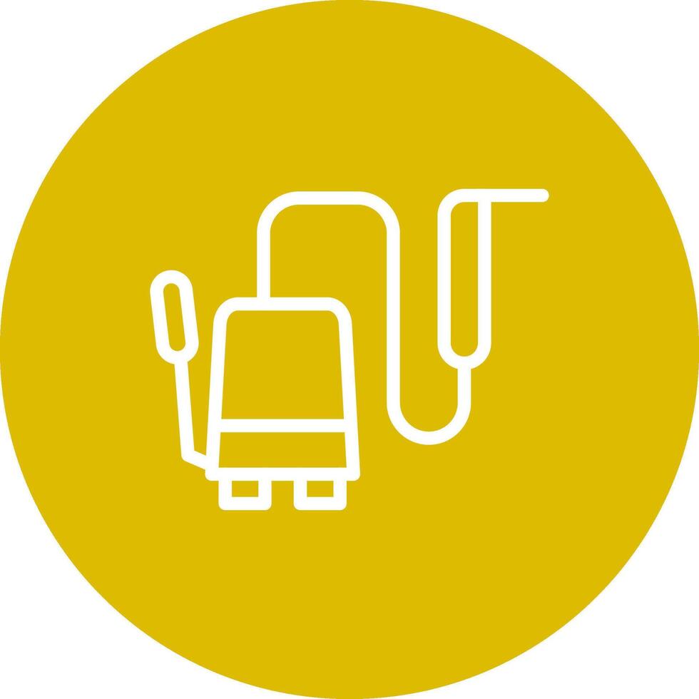 High Pressure Washer Creative Icon Design vector