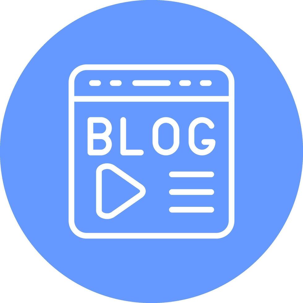 Blogging Creative Icon Design vector