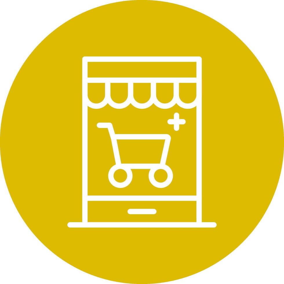 Personalized Web Store Creative Icon Design vector