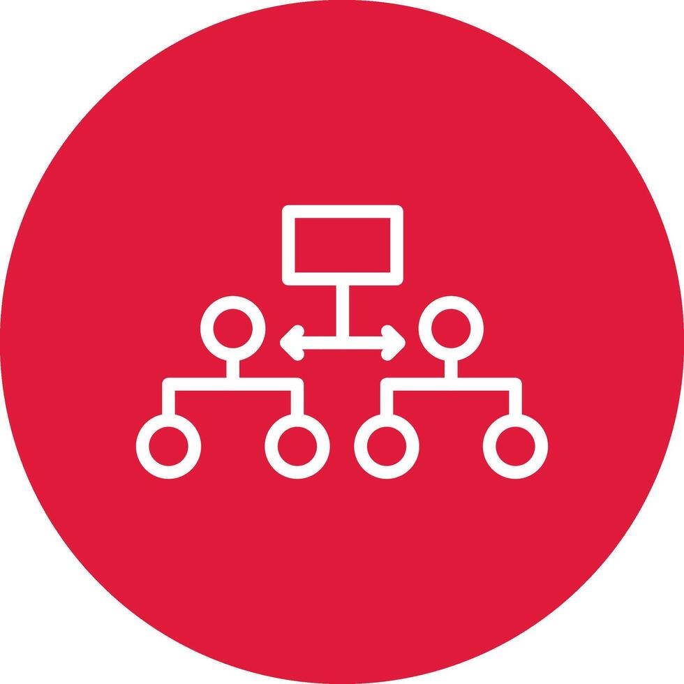 Labeled Hierarchy Creative Icon Design vector
