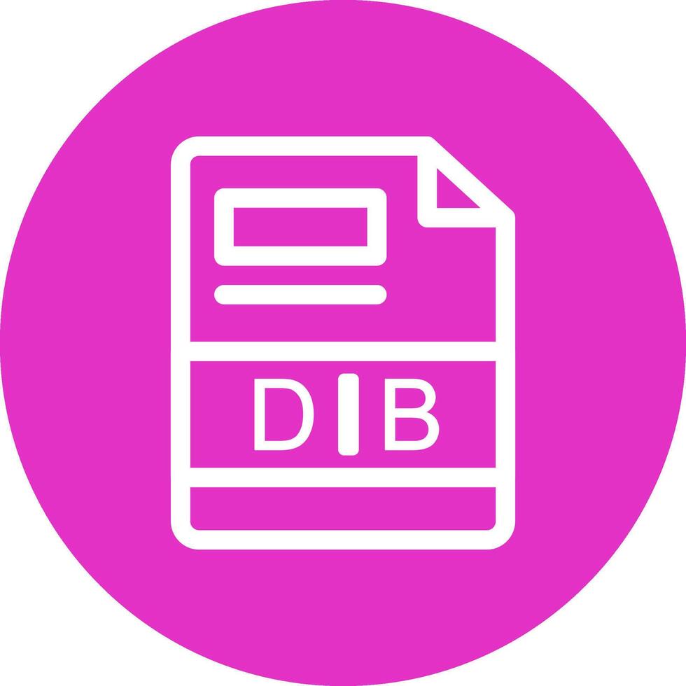 DIB Creative Icon Design vector