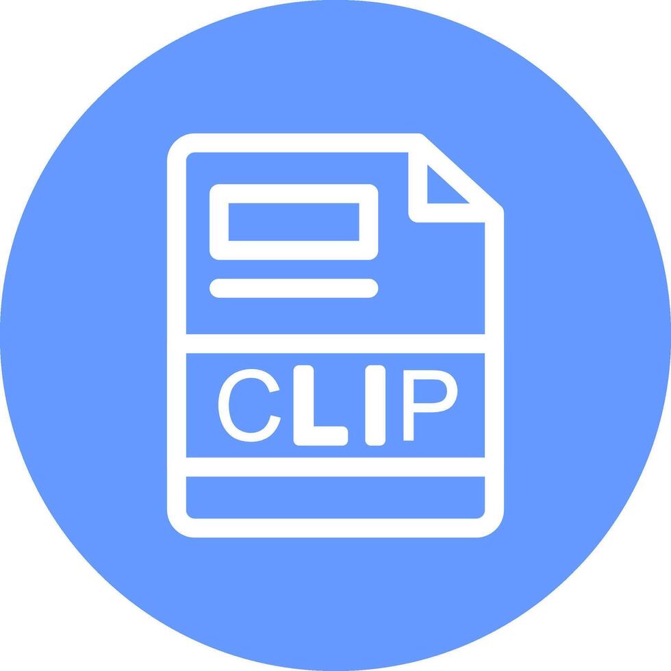 CLIP Creative Icon Design vector