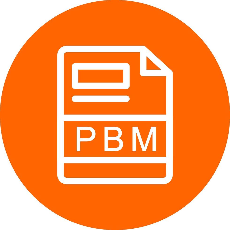 PBM Creative Icon Design vector