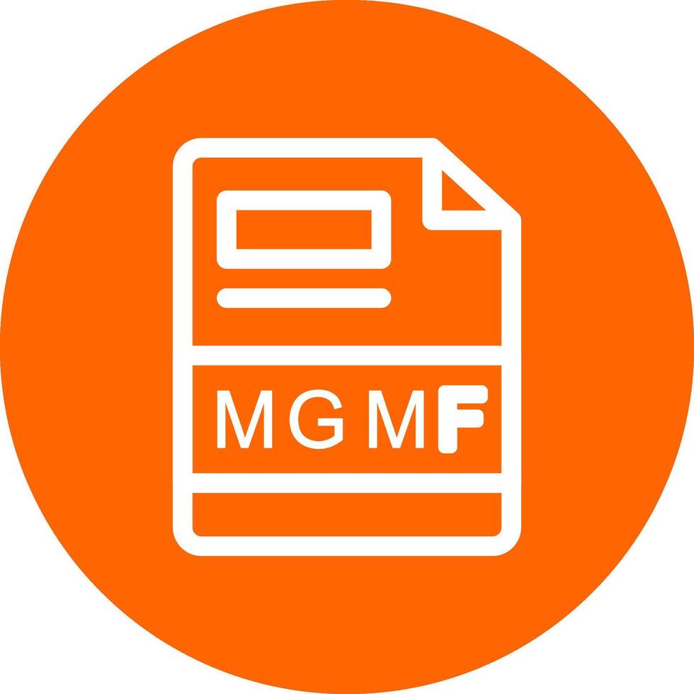 MGMF Creative Icon Design vector