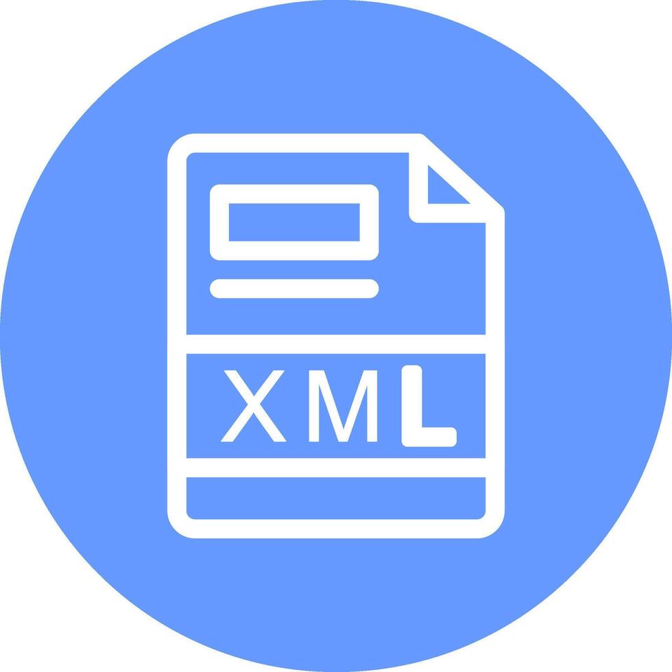 XML Creative Icon Design vector