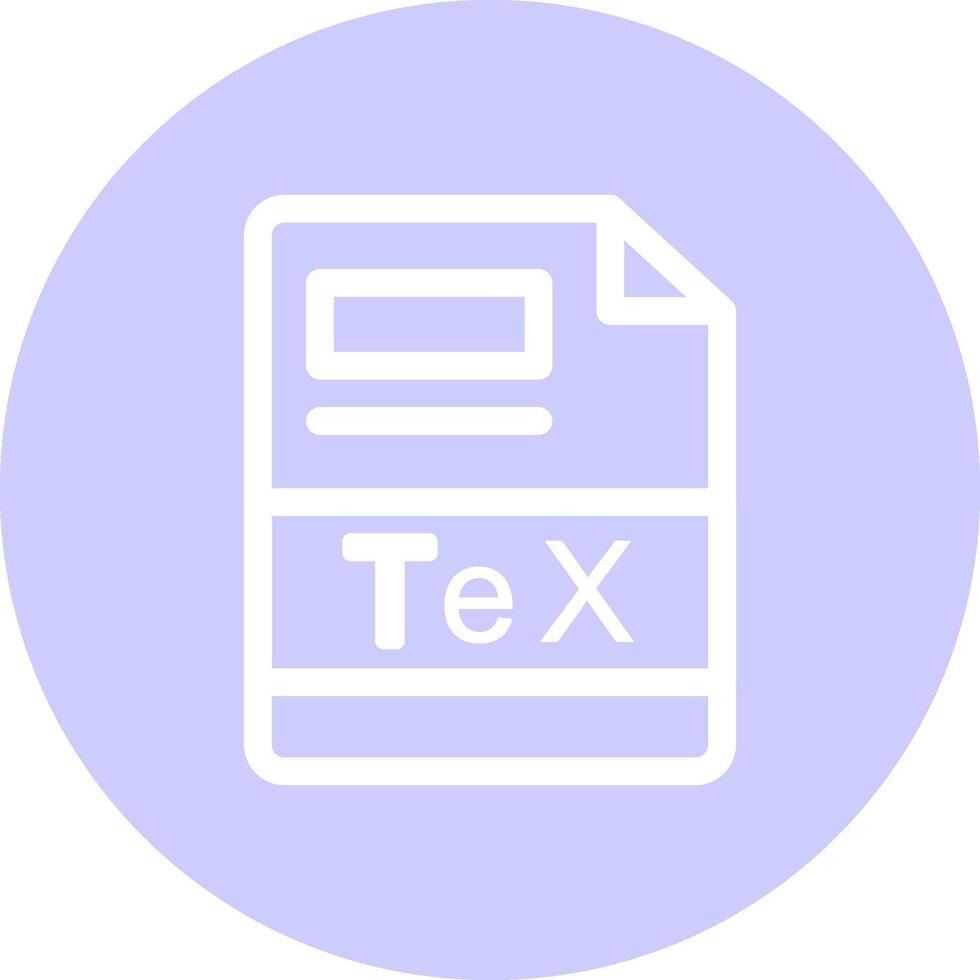 TeX Creative Icon Design vector