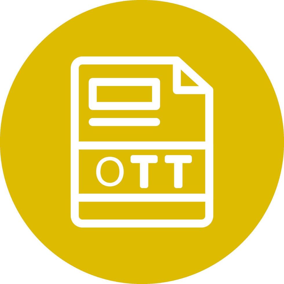 OTT Creative Icon Design vector