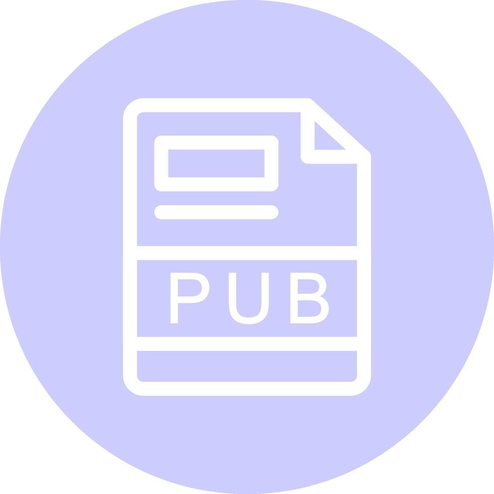 PUB Creative Icon Design vector