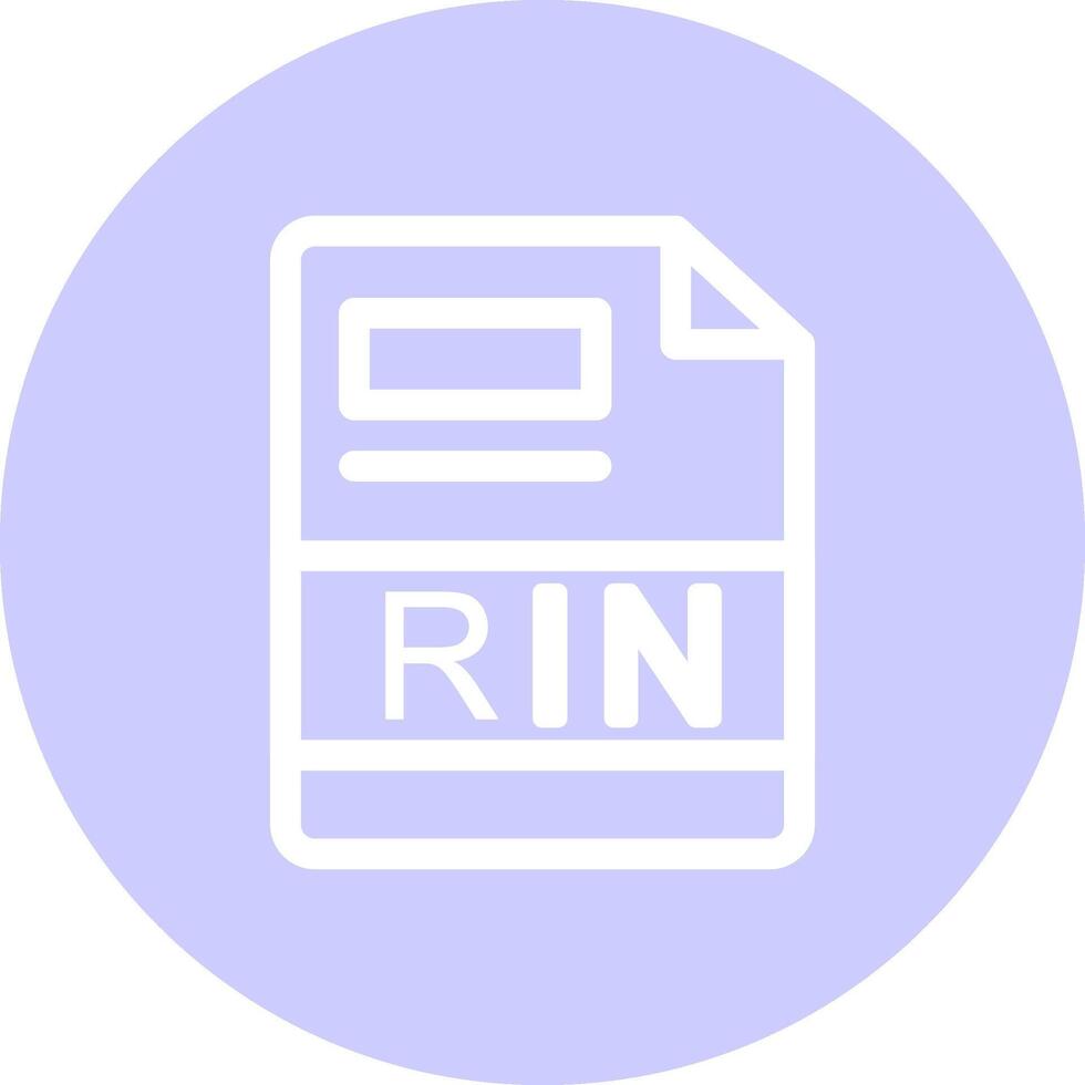 RIN Creative Icon Design vector