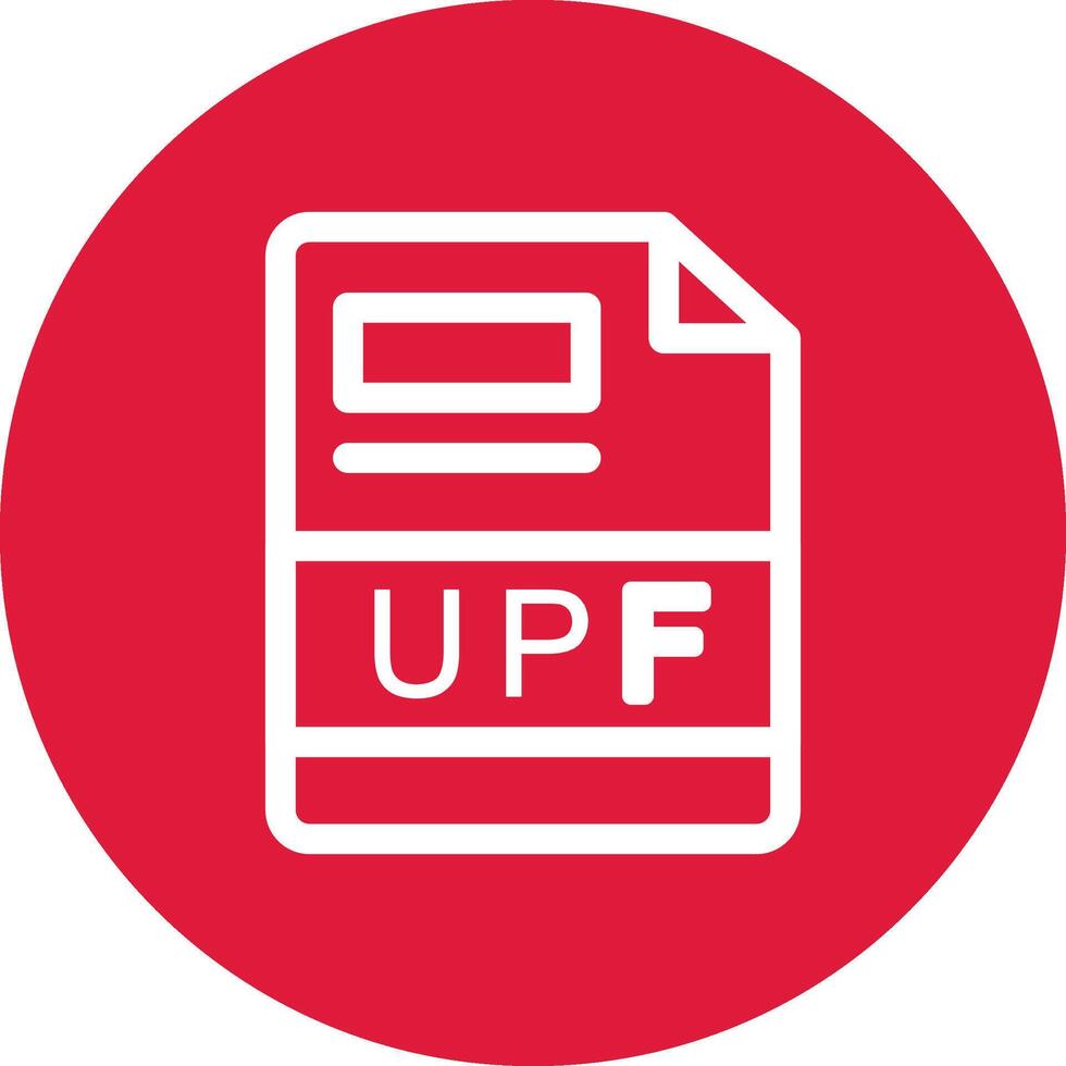 UPF Creative Icon Design vector