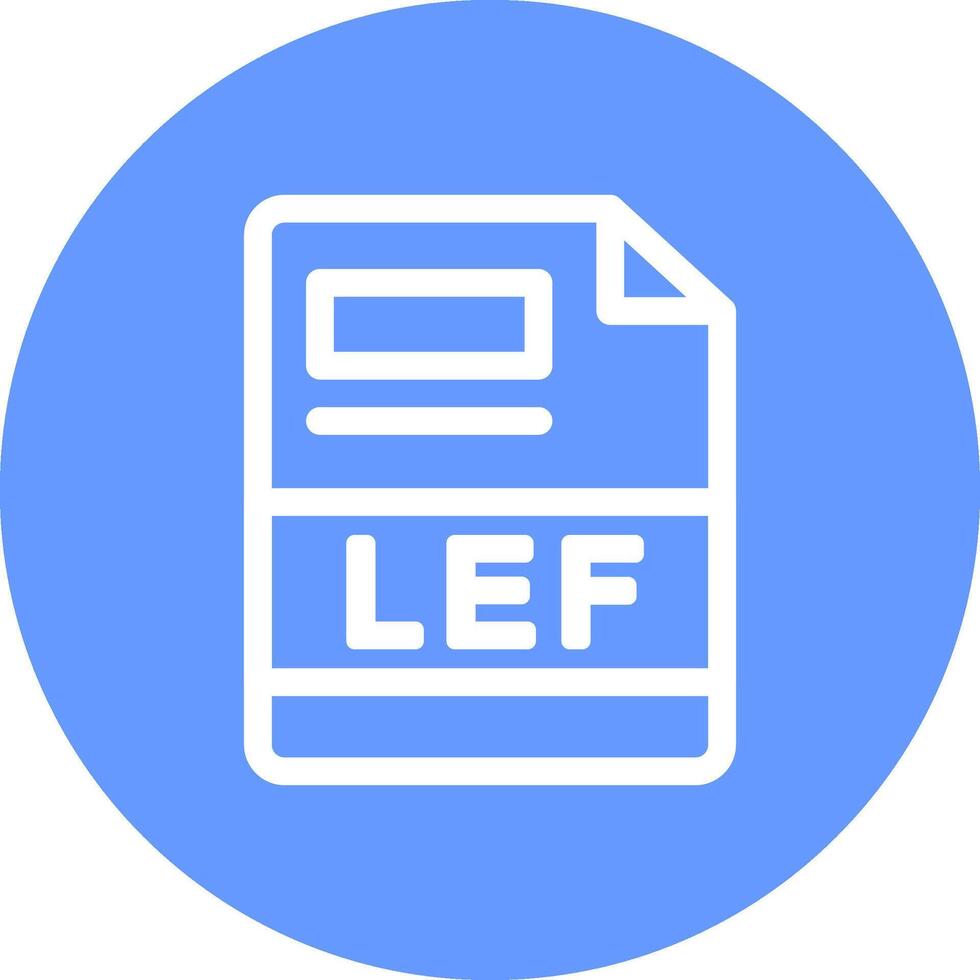 LEF Creative Icon Design vector