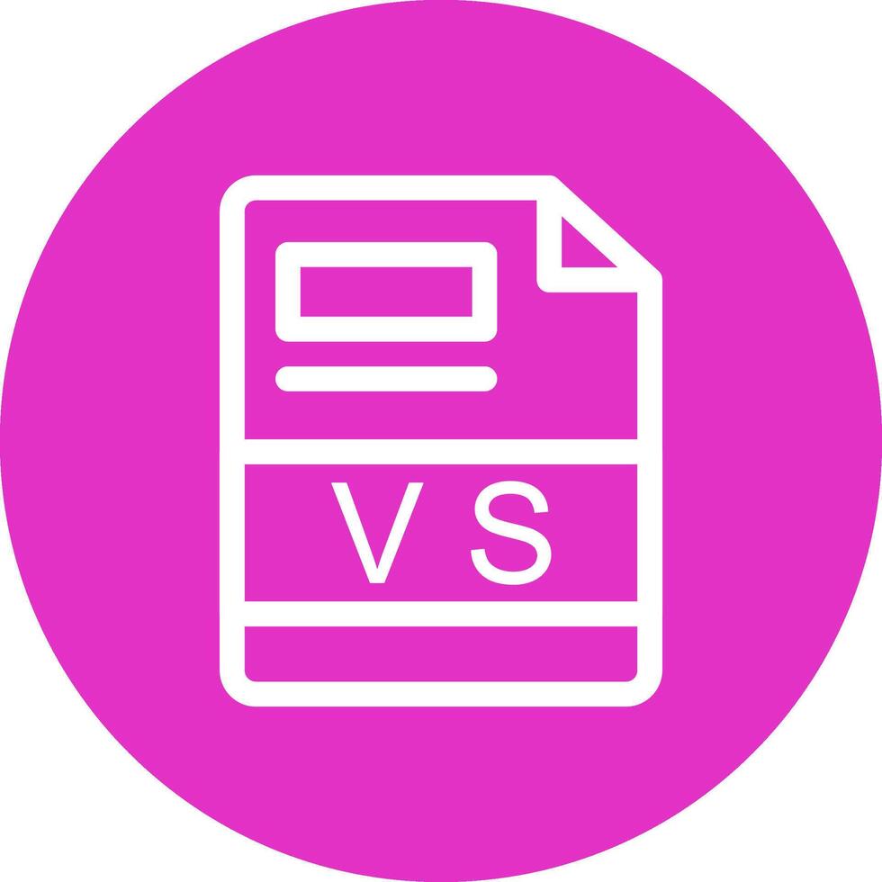 VS Creative Icon Design vector