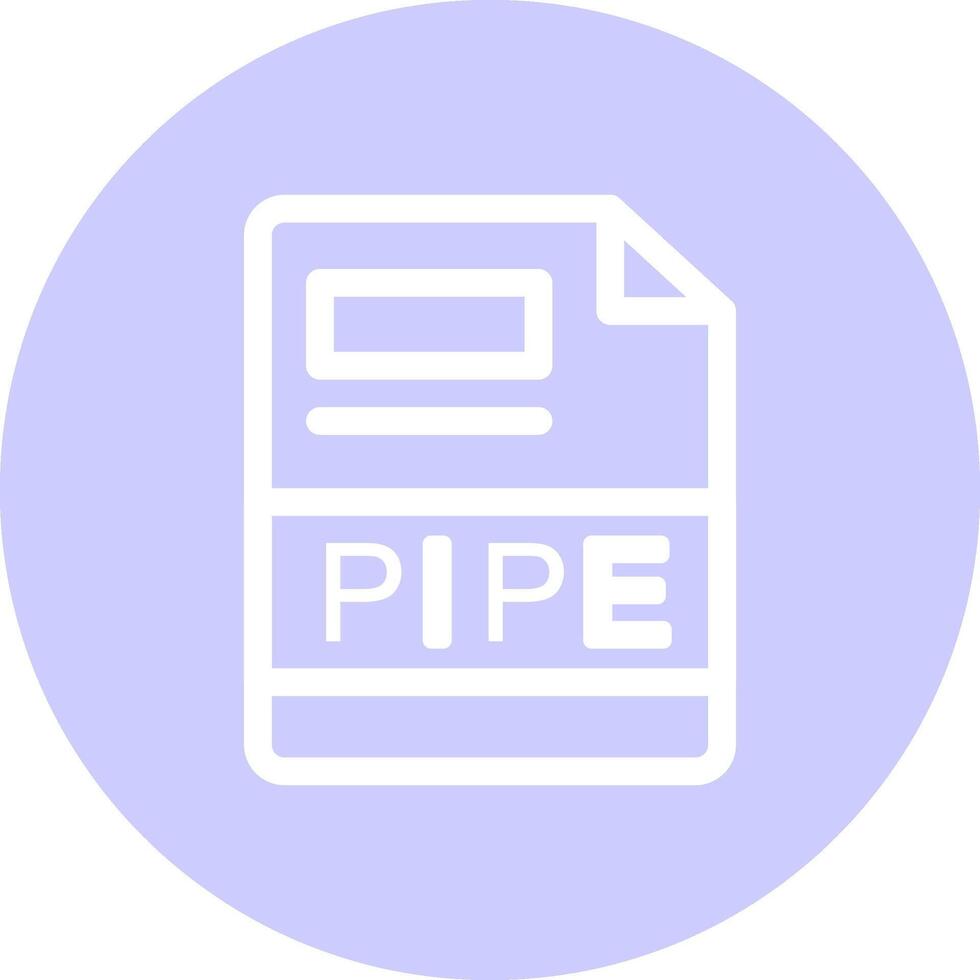 PIPE Creative Icon Design vector