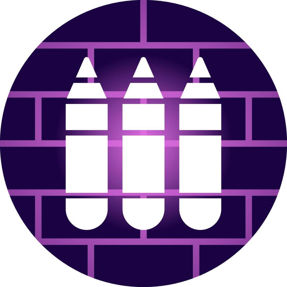 Crayons Creative Icon Design vector