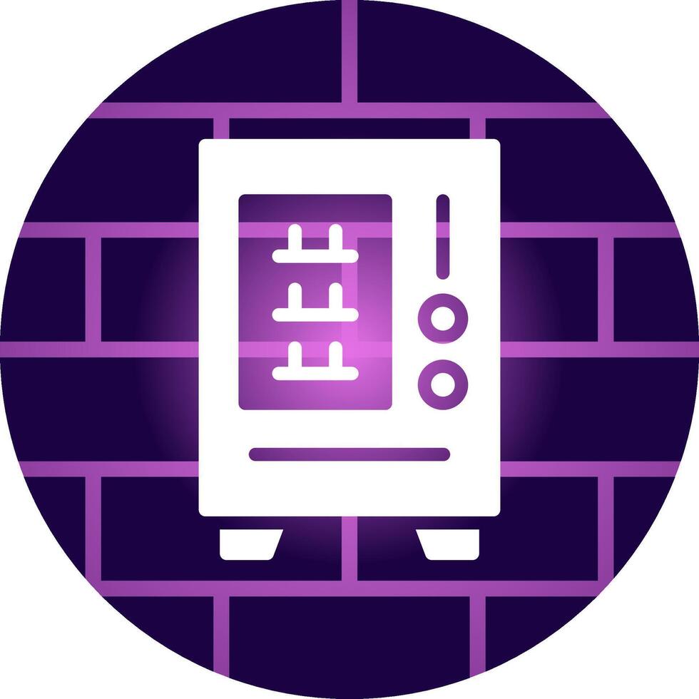 Vending Machine Creative Icon Design vector