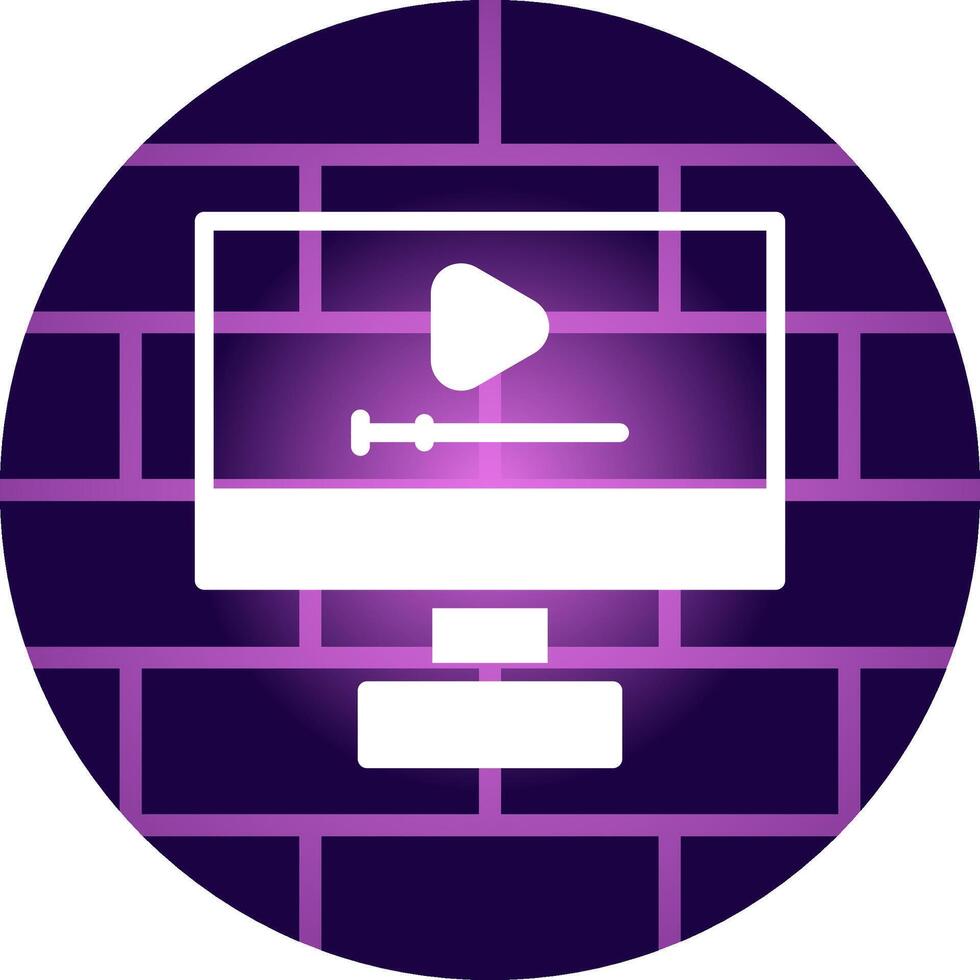 diseño de icono creativo de video vector