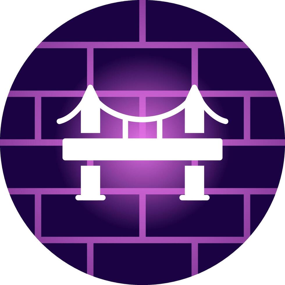 Bridge Creative Icon Design vector