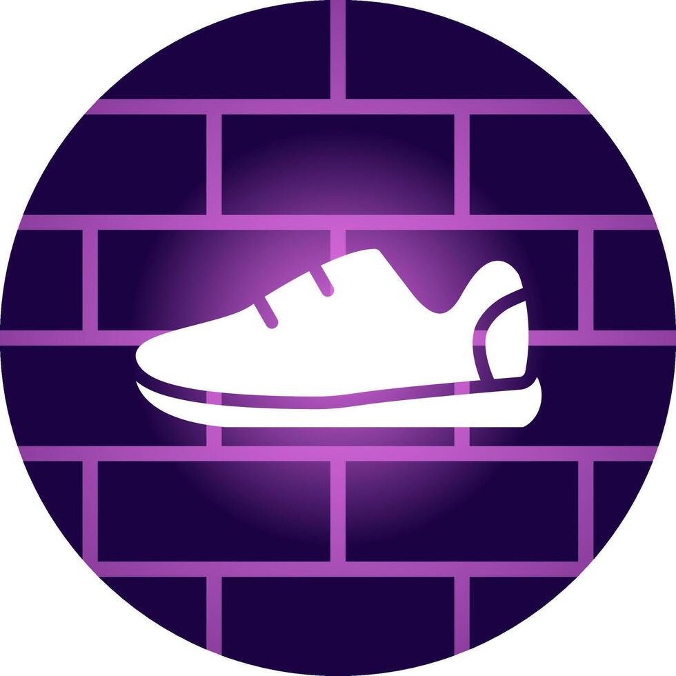 Sneakers Creative Icon Design vector