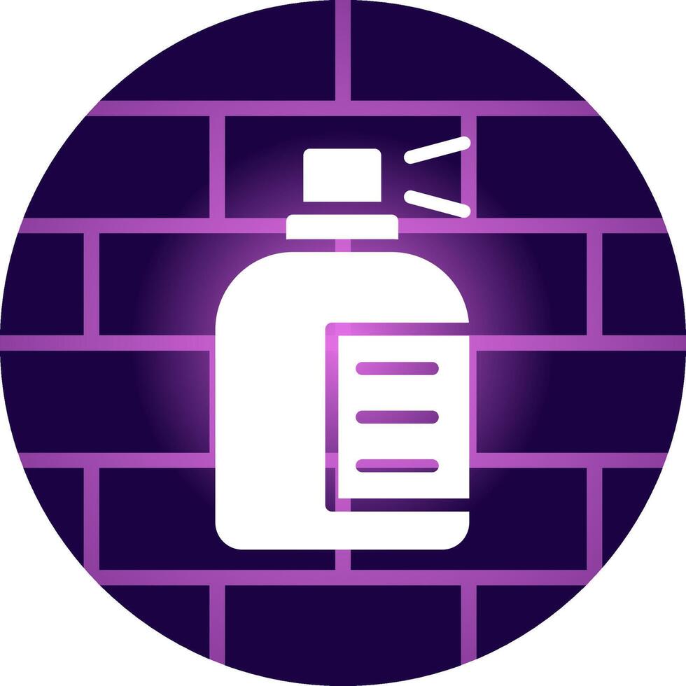 Spray Bottle Creative Icon Design vector