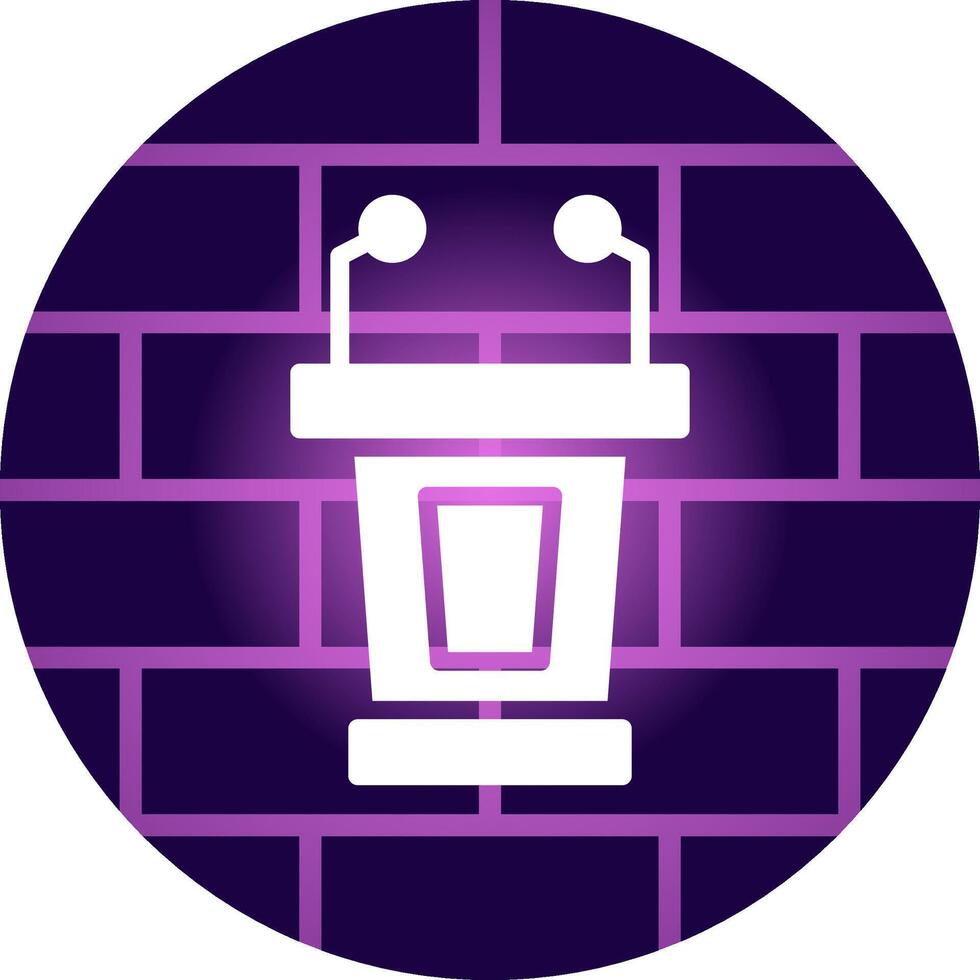 Lectern Creative Icon Design vector