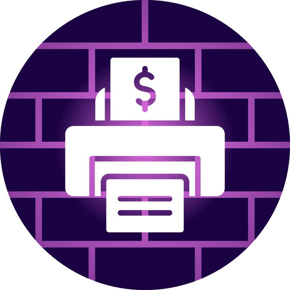 Printer Creative Icon Design vector