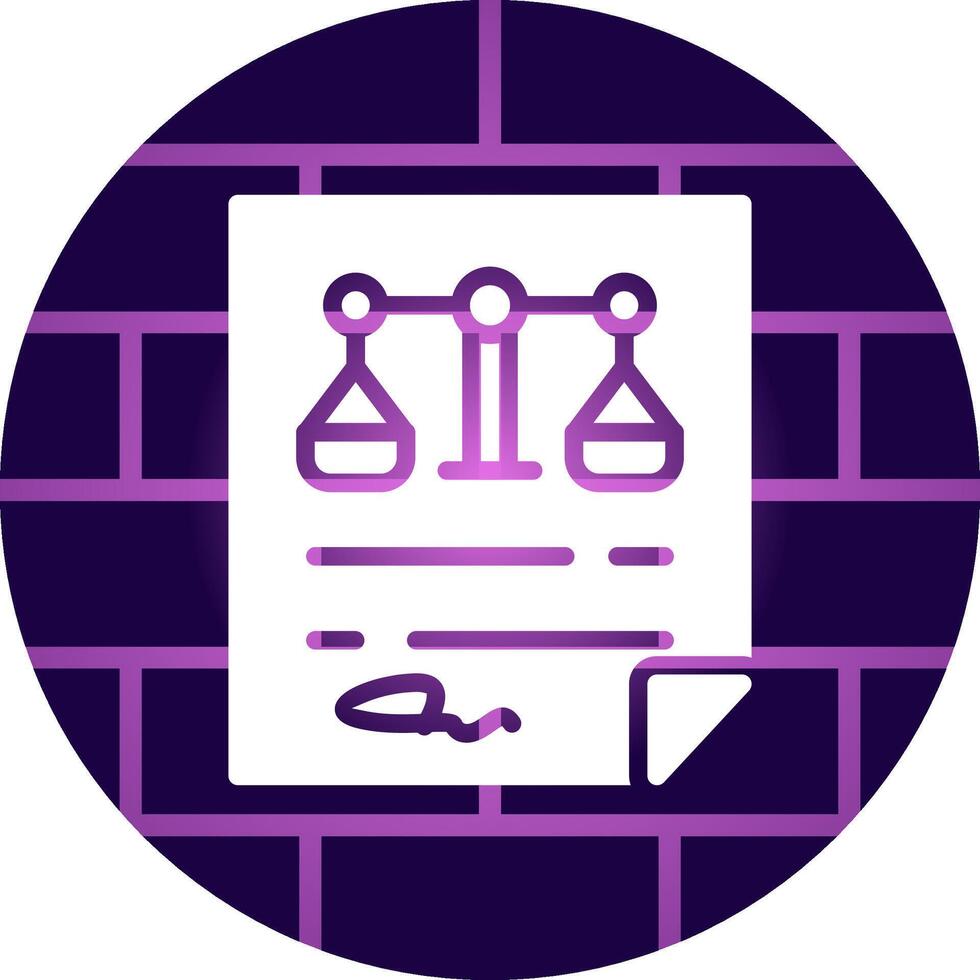 Law Creative Icon Design vector