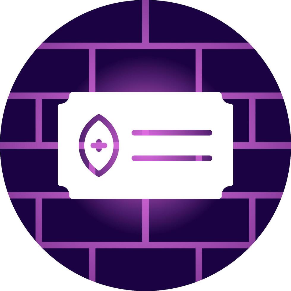 Ticket Creative Icon Design vector