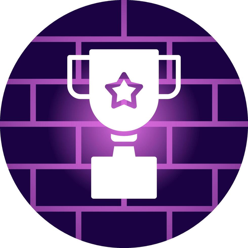 Trophy Creative Icon Design vector