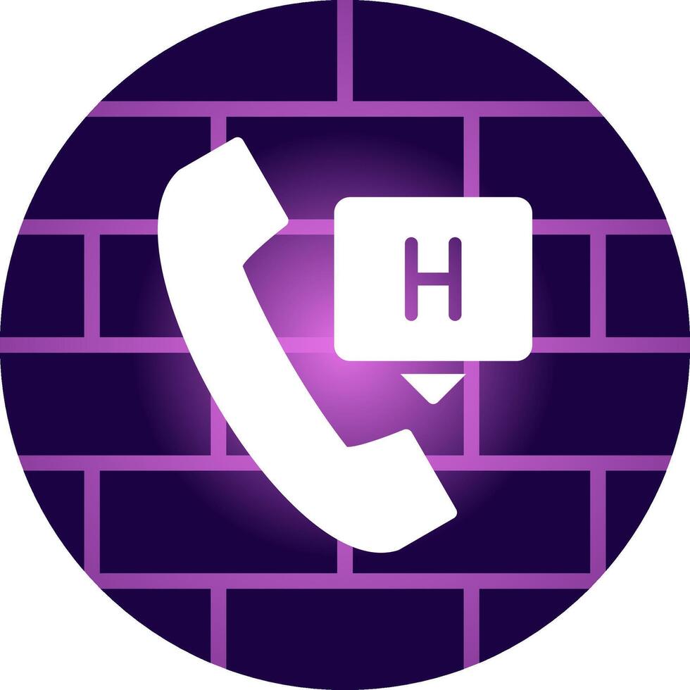 Emergency Call Creative Icon Design vector