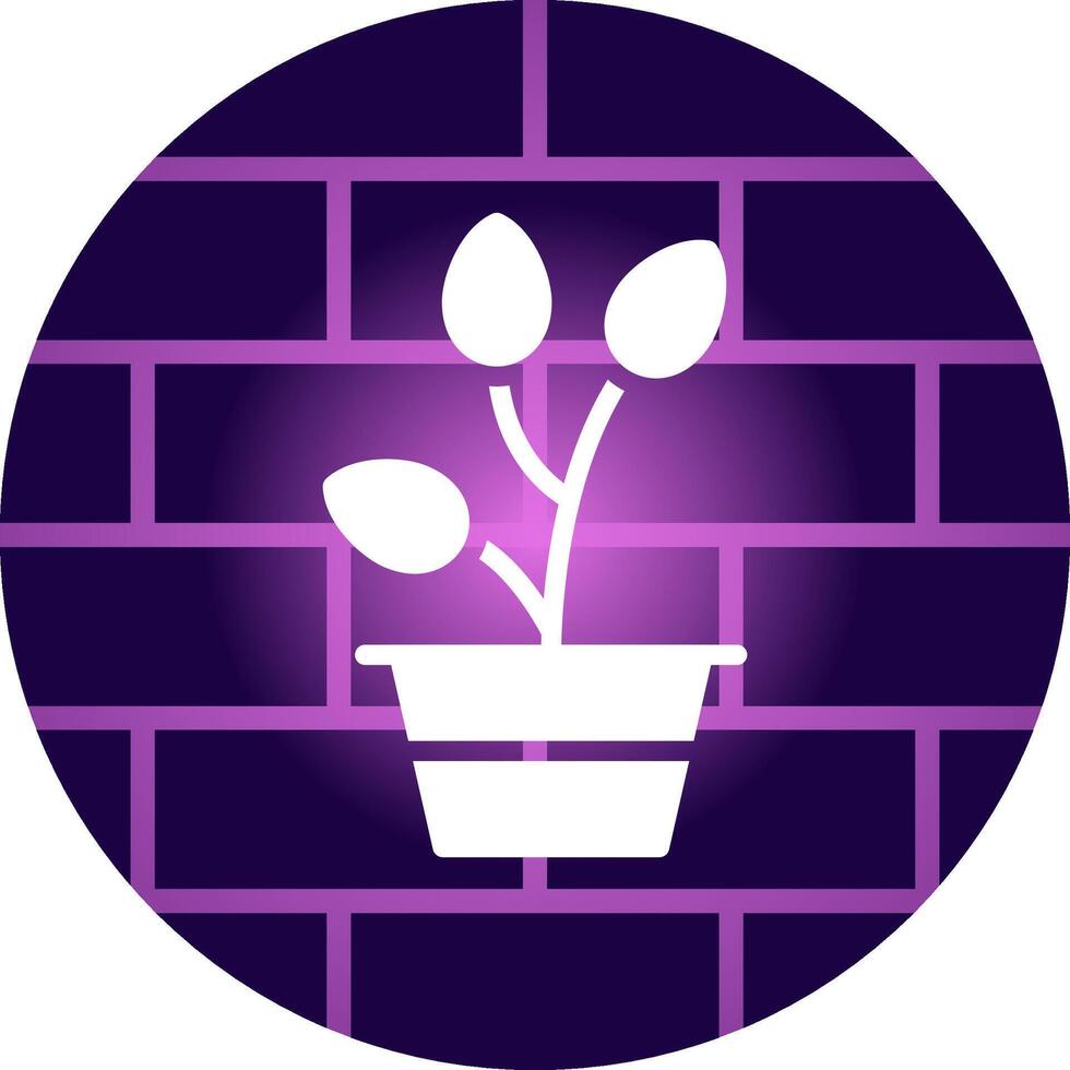 diseño de icono creativo de planta vector