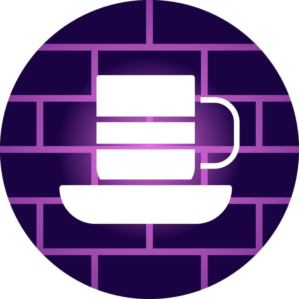 Tea Cup Creative Icon Design vector