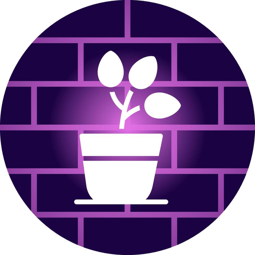 diseño de icono creativo de planta vector